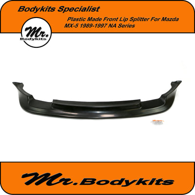 Mr PU Plastic Front Bumper Splitter Lip For Mazda MX5/ MX-5 1989-1997 NA