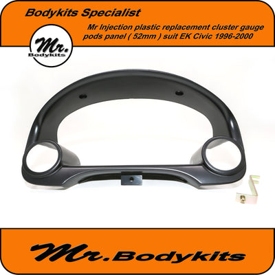 Quality made replacement cluster gauge pod (52mm) for Honda Civic EK 1996-2000