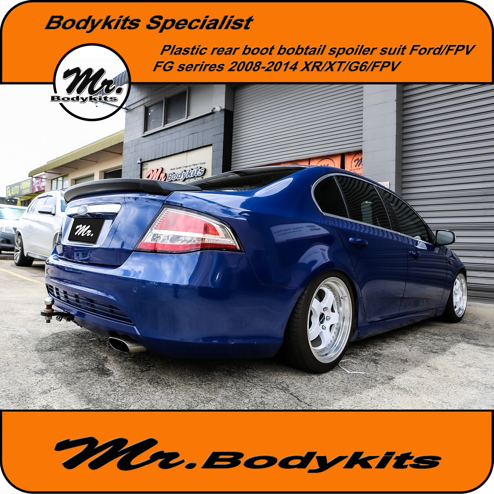 Mr Bobtail Rear Boot Spoiler Suit Ford Falcon FG Series I II Sedan 200 ...