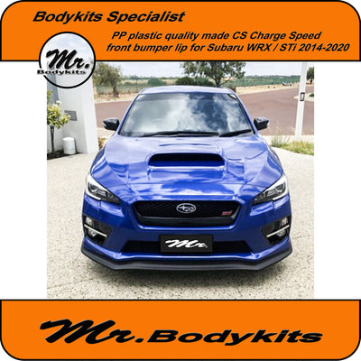 Subaru WRX / STi 2014-2017 VA PP Injection Plastic CS Front Bumper Lip Splitter