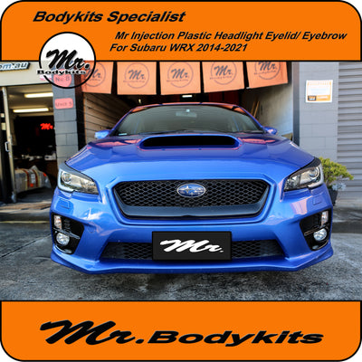 Mr. Plastic Headlight Eyelid Eyebrows Suit Subaru WRX/ STi VA 2014-2021 / Levorg 2014-2017