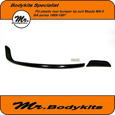 Mr PU RS Plastic Rear Bumper Lip For Mazda MX-5 MX5 NA 1989-1997