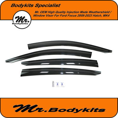 Mr OEM High Quality Made Weathershield/ Window Visor For Ford Focus 2018-2023 Hatch SA