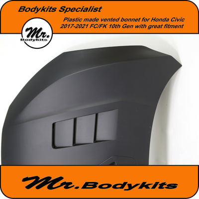 Mr Bodykits Plastic Made Universal Bonnet Hood Scoop For Any Subaru Wi - Mr  Bodykits