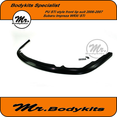 s204 Plastic STi Subaru 06-07 Hawkeye Impreza WRX Front Bumper Lip