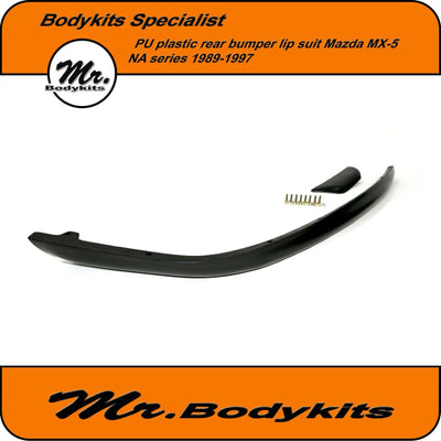 Mr PU RS Plastic Rear Bumper Lip For Mazda MX-5 MX5 NA 1989-1997