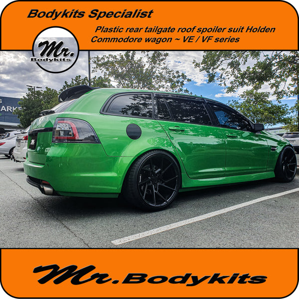 Vf Commodore Rear Panel For Holden Commodore VE VF Wagon Plastic Rear Spoiler Roof Boot Wing ...