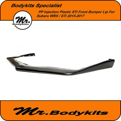 Mr PP Injection Plastic Front Bumper Lip Splitter - Subaru WRX STi 2015-2017