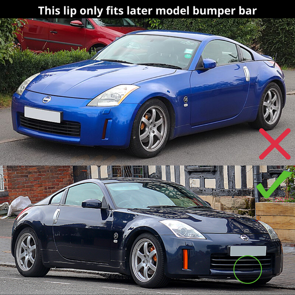 2005 nissan online 350z front bumper