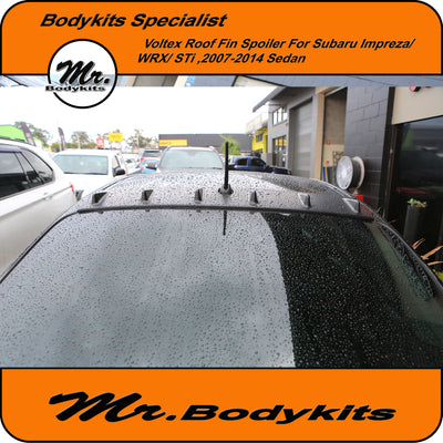 Subaru Impreza / WRX G3 Rear Roof Fin Spoiler Wing For 2008-2014 STi / R / RX / RS (G3 Sedan)