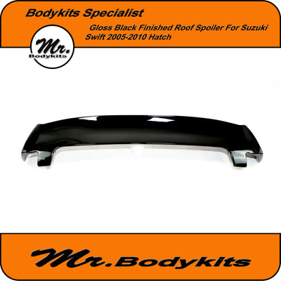 Mr. Gloss Black Finished JDM Style Rear Roof Spoiler For Suzuki Swift Hatch 2005-2010
