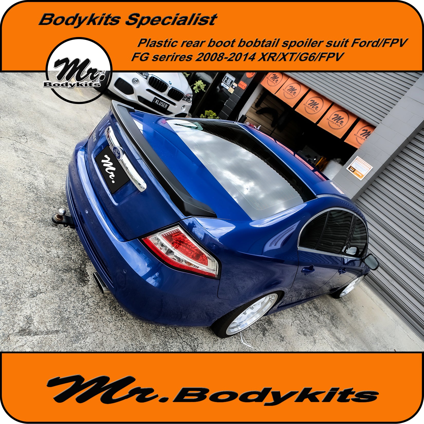 Plastic Rear Boot Spoiler For Ford FG Falcon XR6 / XR8 / XT / G6 / G6E ...