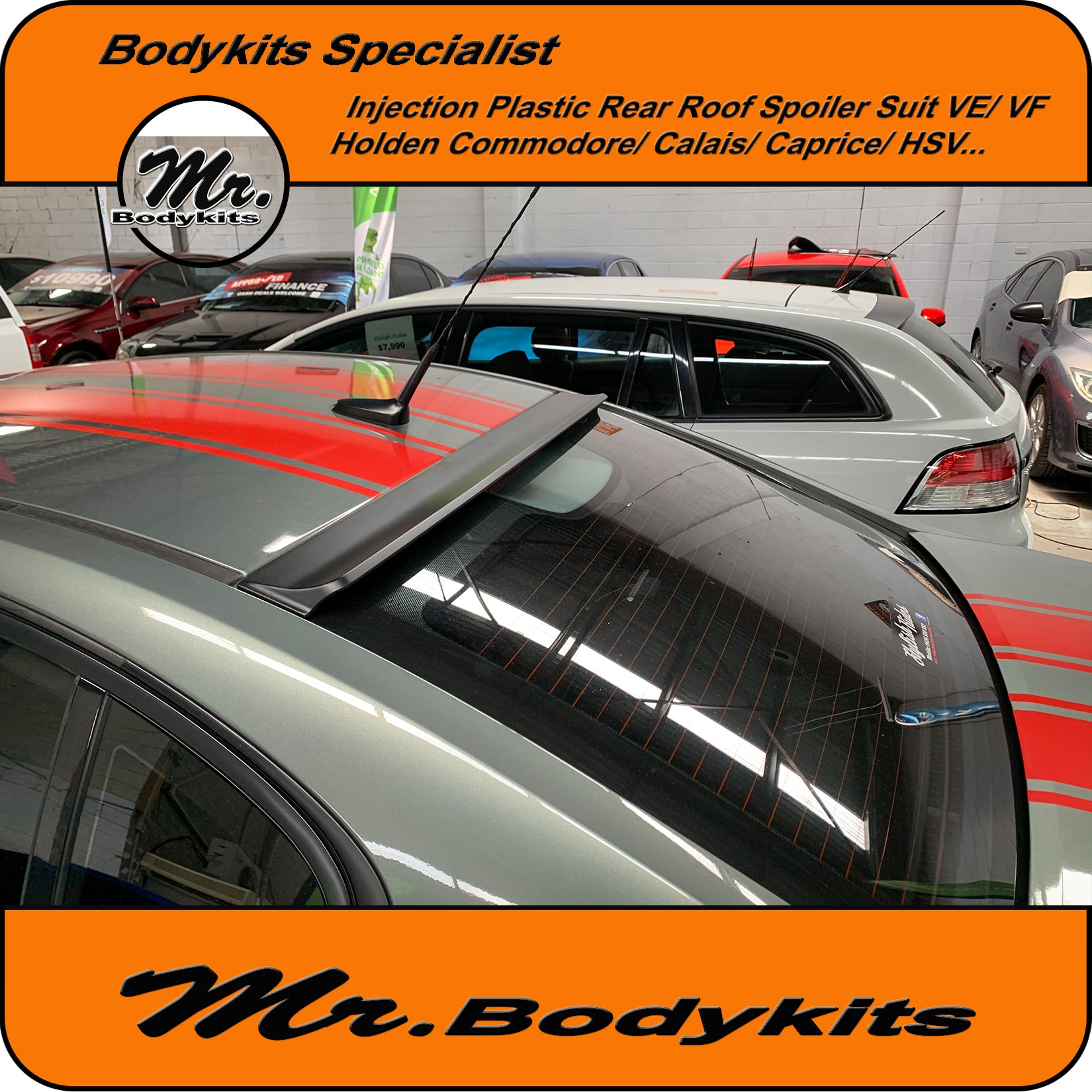 Vs Commodore Spoiler For Holden VE / VF Commodore Sedan V1 Roof Spoiler Wing - SS / SSV / S ...