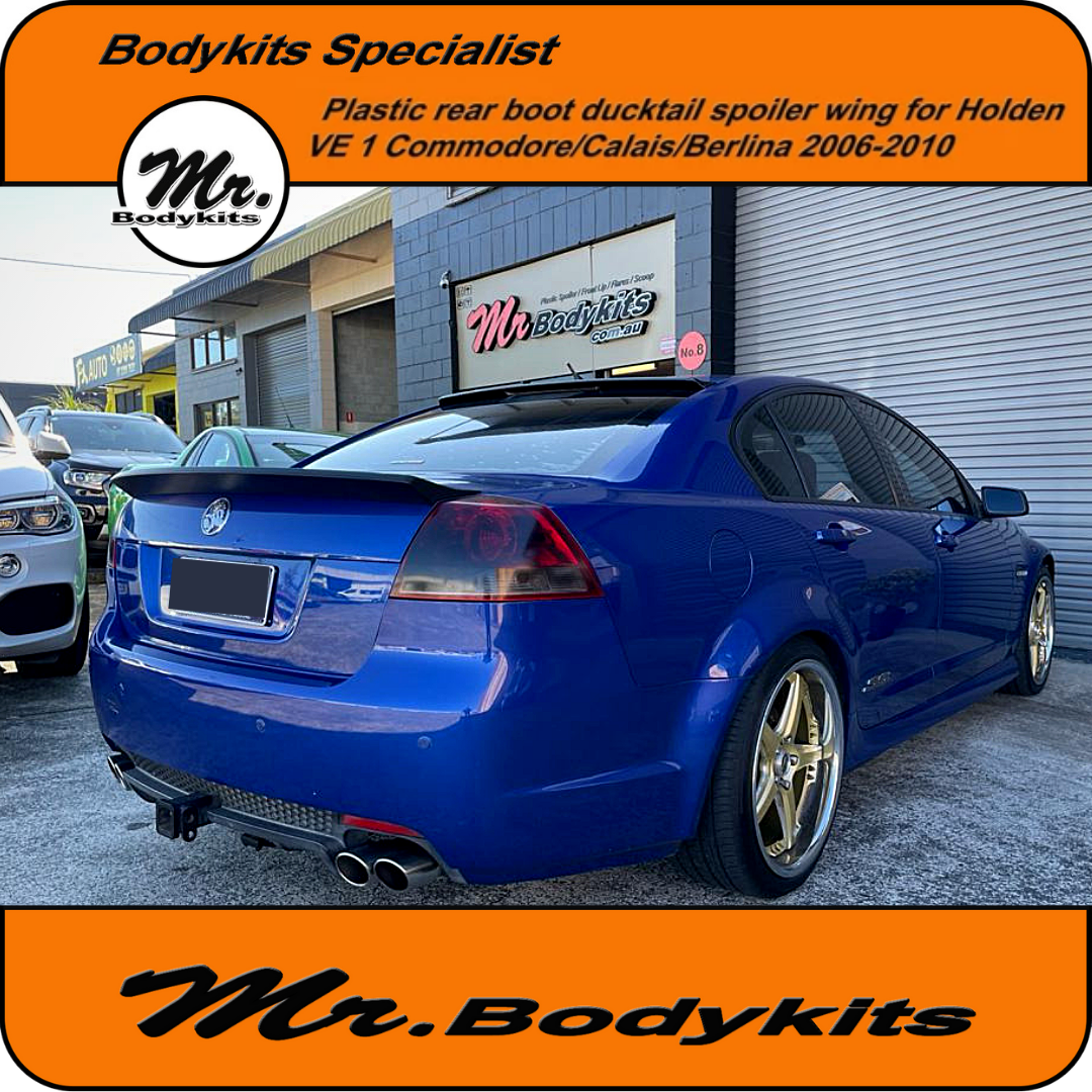 Holden VE Series 1 Commodore Rear Boot Spoiler Ducktail Wing For