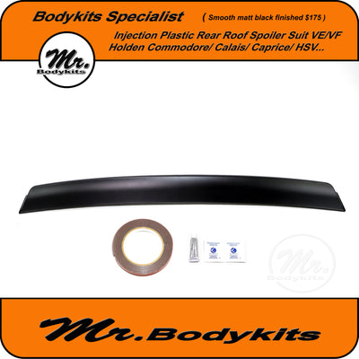 V1 Roof Spoiler - Holden WM WN Caprice Statesman HSV Grange (Unpainted Matte Black / Gloss Black) - Designed by Mr Bodykits