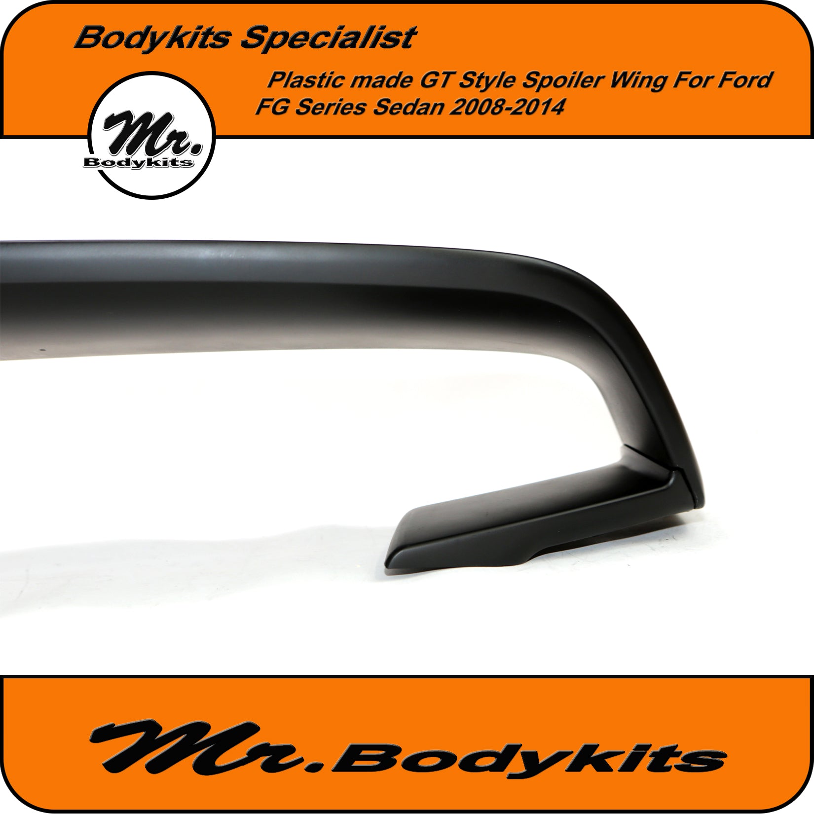Plastic Made Rear Boot Spoiler Wing GT Style For Ford Falcon FG Sedan ...