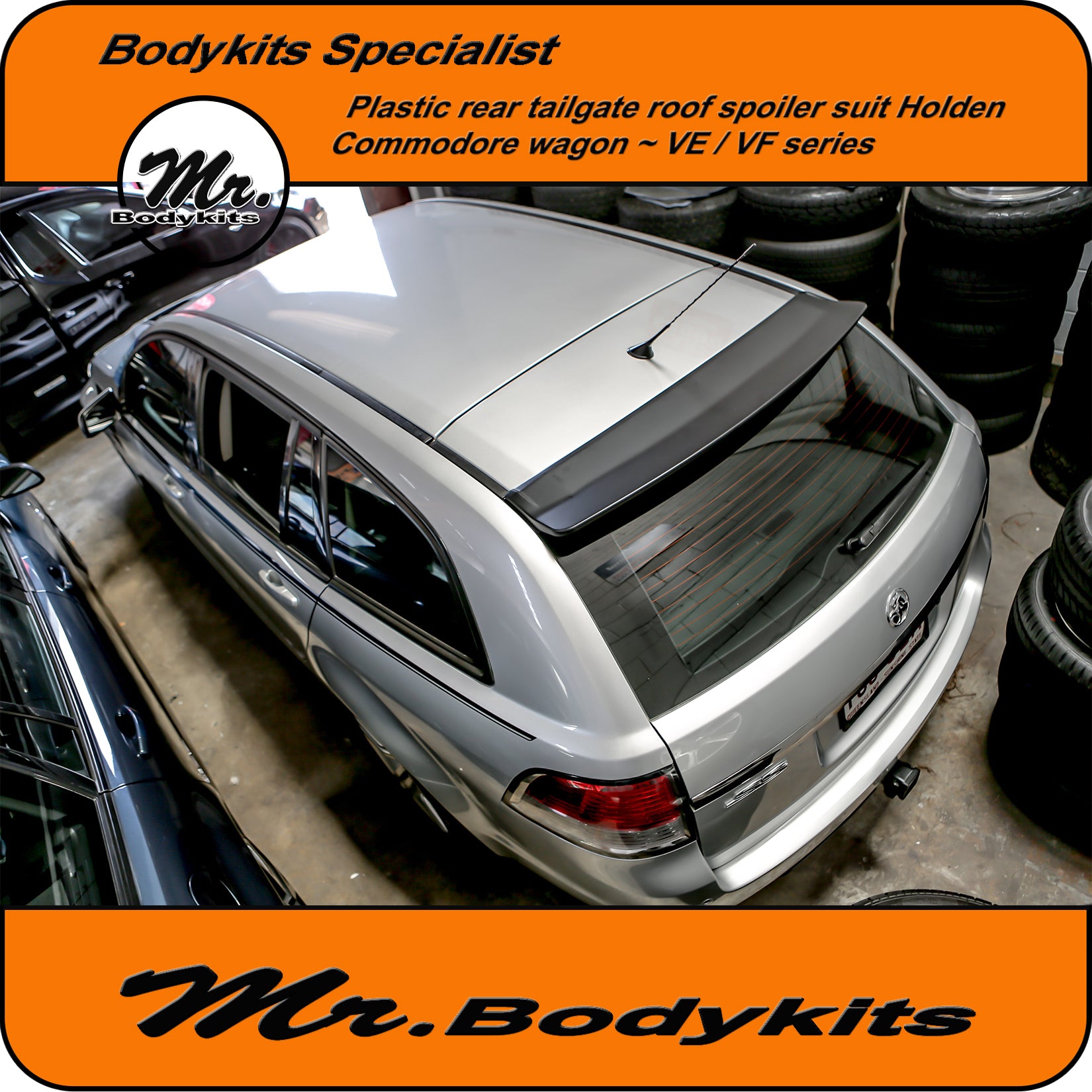 MR INJECTION PLASTIC REAR WINDOW ROOF SPOILER WING FOR HOLDEN VE MR INJECTION PLASTIC REAR WINDOW ROOF SPOILER WING FOR HOLDEN VE