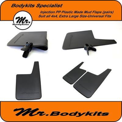 Mr Wide Mud Flaps Heavy Duty Splash Guards suitable For Ford Ranger PJ PK PX MK Next Gen