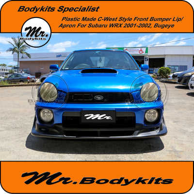 Mr. C-West Plastic Made Front Lip For Subaru Impreza WRX 2001-2002 Bug Eye