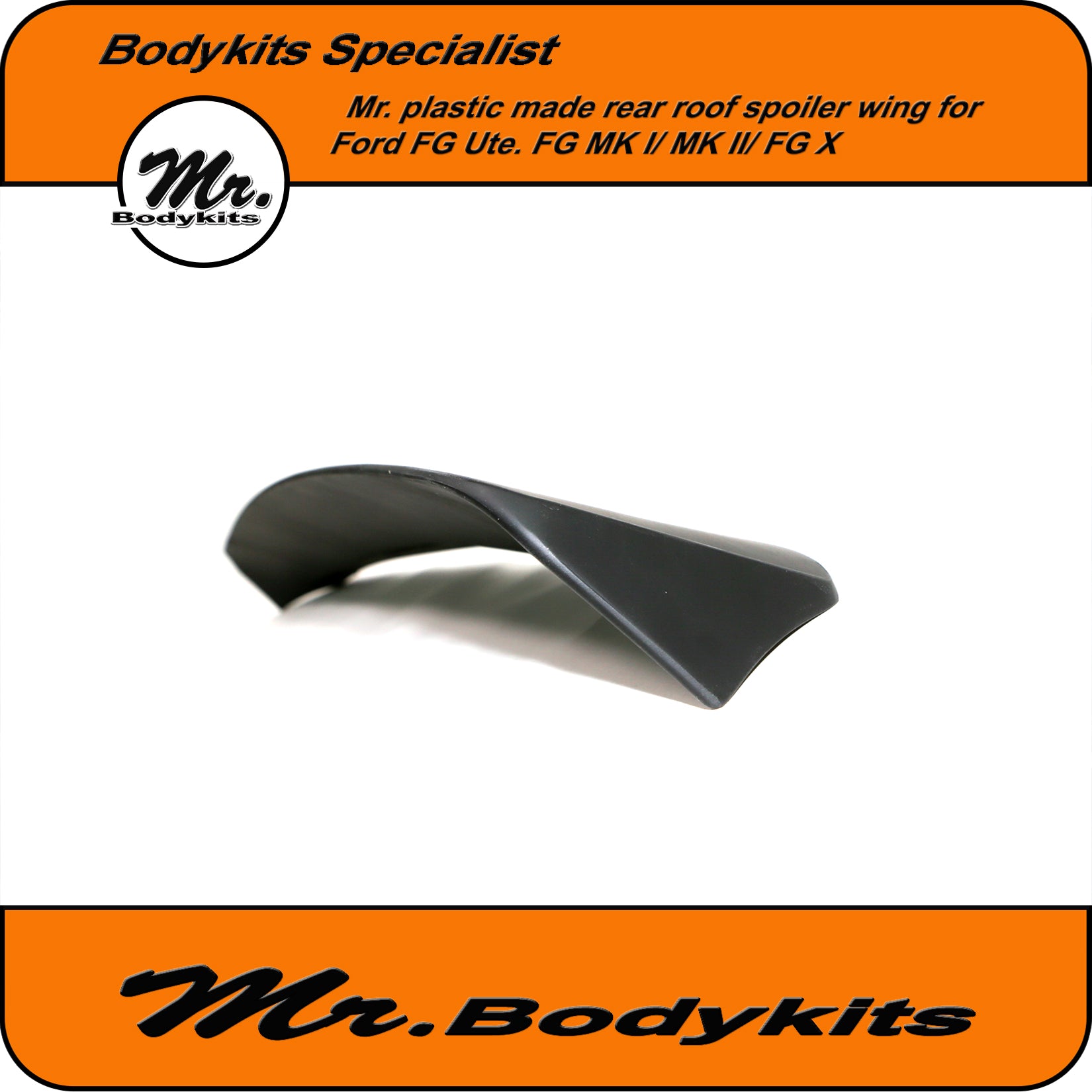 Back Wing R6 Rear Roof Spoiler Wing For Ford Falcon FG FGX Ute (XR6 XR8 Turbo R6 Ec ...