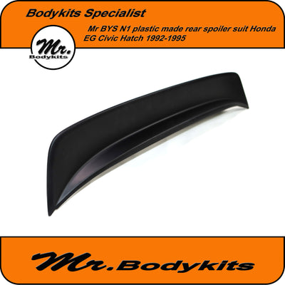Mr Plastic Made BYS N1 Rear Spoiler Wing Suit Honda Civic EG Hatch 1992-1995