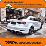 Audi A3 / S3 / RS3 8V Gloss Black Finished Renntech Style Boot Spoiler Wing For Sedan 2013-2020