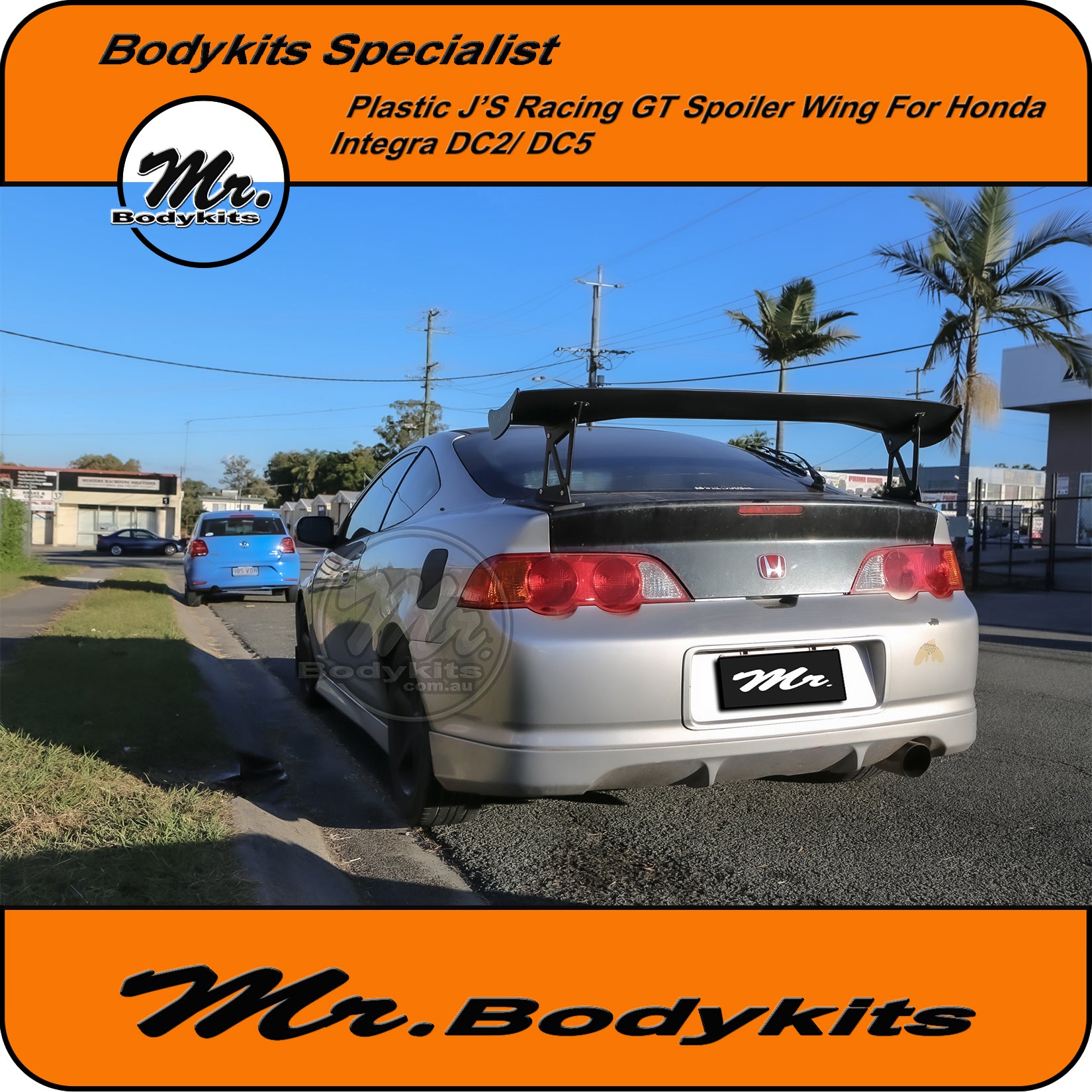 Dc2 Rear Spoiler J's Racing plastic GT rear boot spoiler wing For Honda Integra DC2 DC5 ...