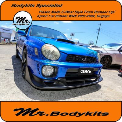 Mr. C-West Plastic Made Front Lip For Subaru Impreza WRX 2001-2002 Bug Eye