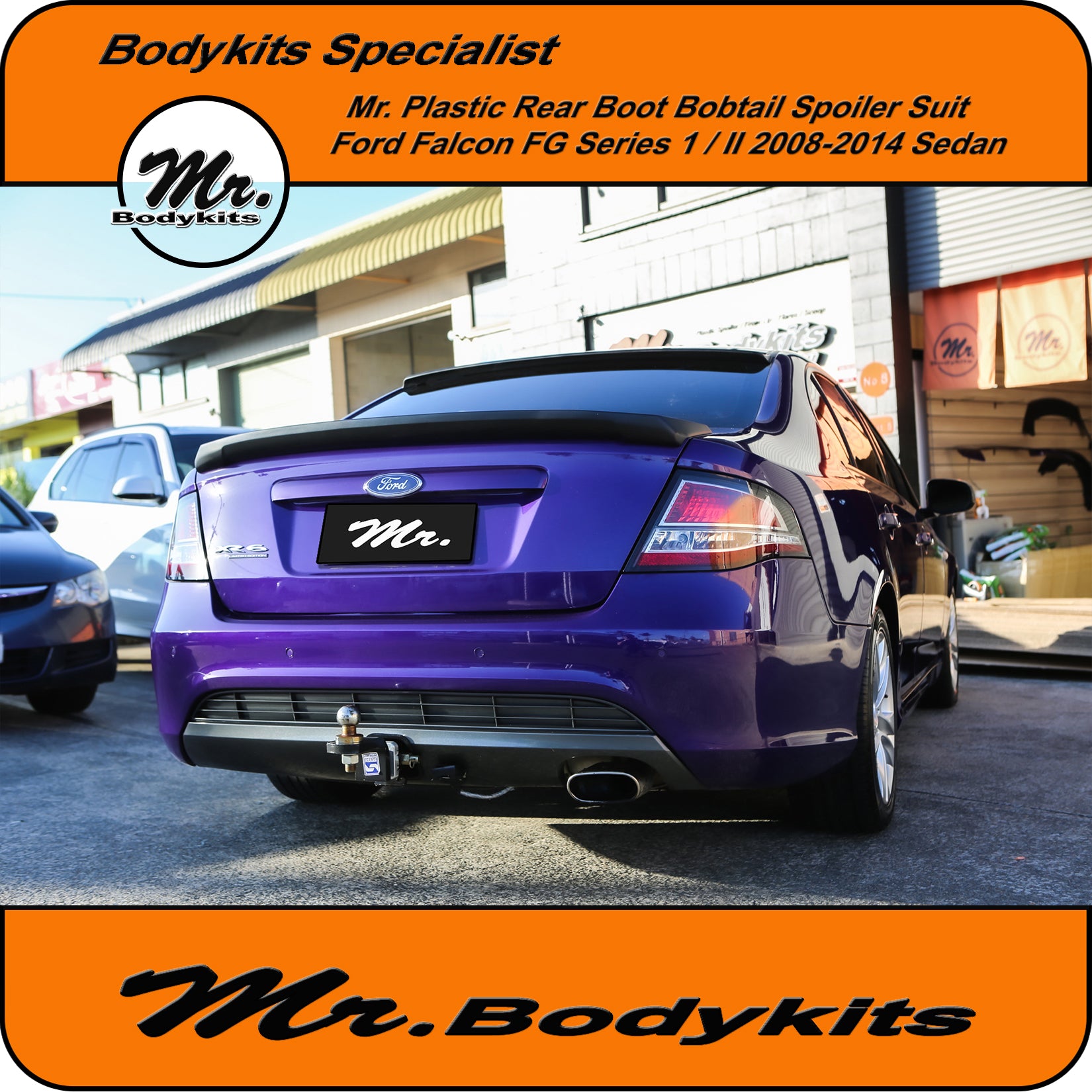 Mr Rear Boot Spoiler Wing For Ford Falcon FG FPV GT F6 GTF GTE by Mr B ...