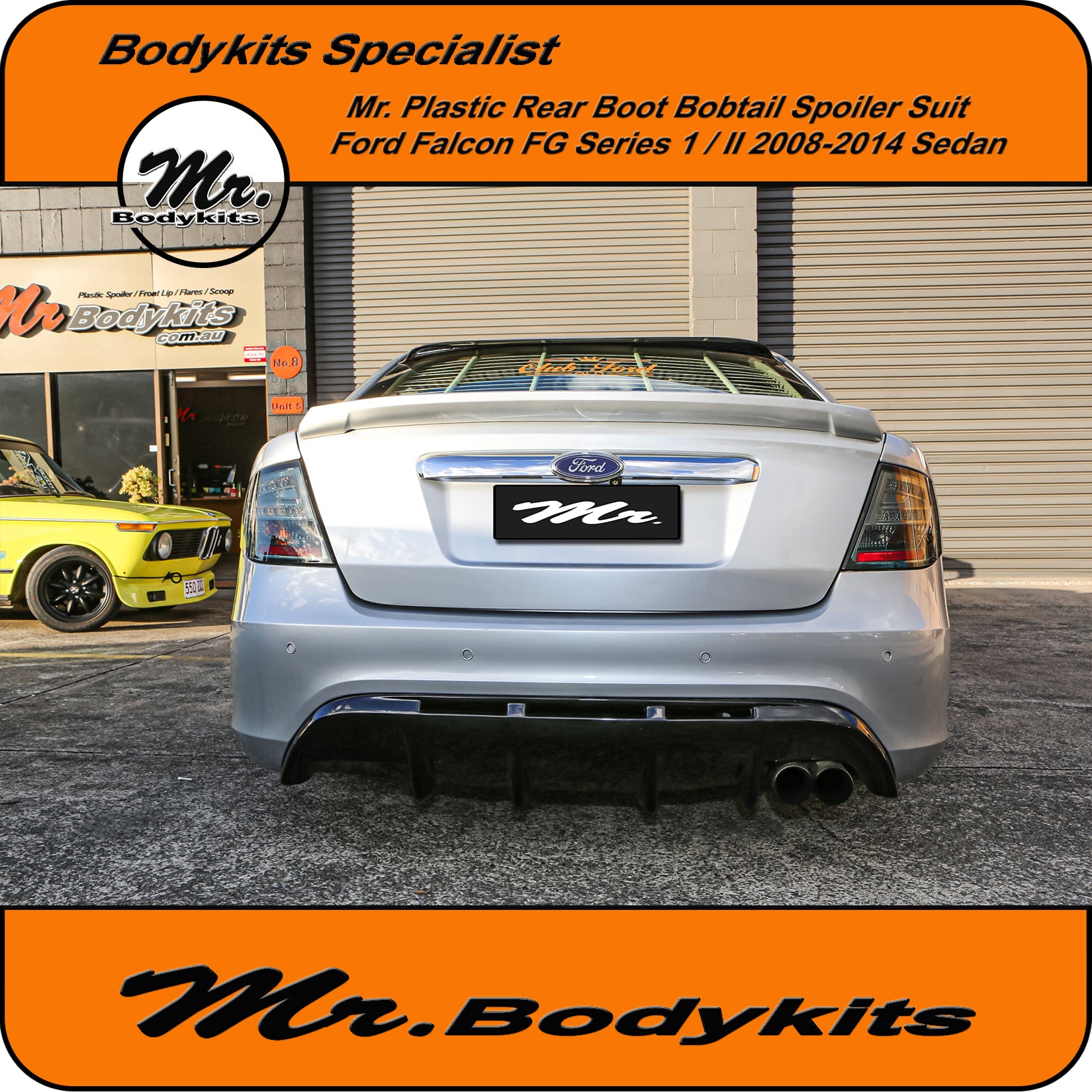Mr Bobtail Rear Boot Spoiler Suit Ford Falcon FG Series I II Sedan 200 ...