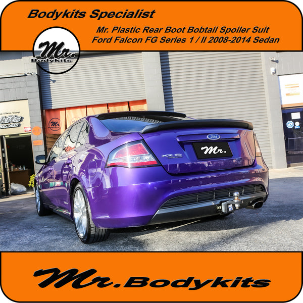 Plastic Rear Boot Spoiler For Ford FG Falcon XR6 / XR8 / XT / G6 / G6E ...