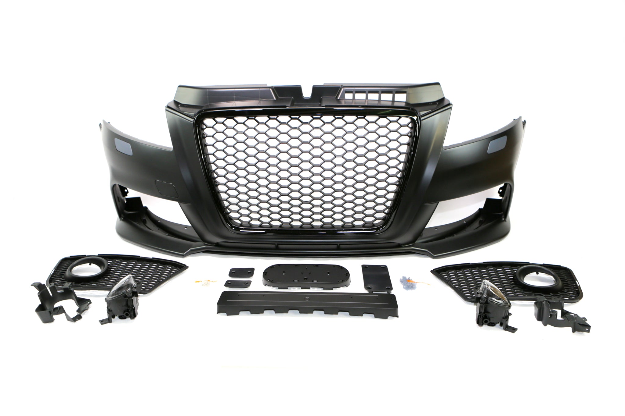 RS3 Style Complete Front Bumper With Grille/ Foglight For All Audi A3 - Mr  Bodykits