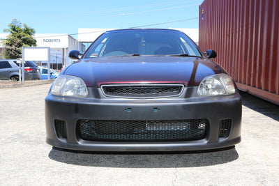 Honda Civic EK Plastic Front Bumper Bar (Air Walker BYS Spoon Style) For Pre-Facelift 1996-1998