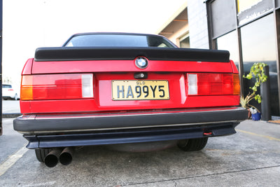 BMW E30 Plastic M-Tech 1 Style Rear Boot Bobtail Spoiler For Coupe / Sedan / Convertible